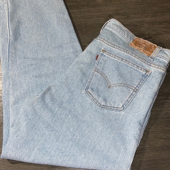 Levi's Other - Vintage 90s Levis 540 Flex Jeans 38x29 USA Made Light Wash Relaxed Denim